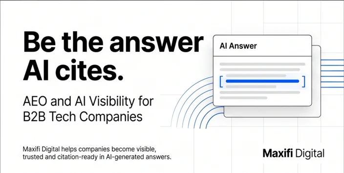 Be the answer AI cites - AEO and AI visibility for B2B tech companies